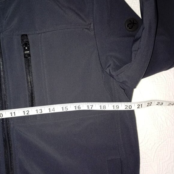 Calvin Klein Mens Gray Softshell Jacket S - Picture 5 of 12